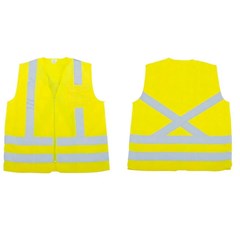 Colete Com 1 Bolso Tamanho G Amarelo - Kalipso