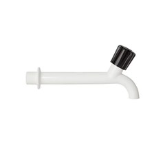 Torneira Pia Longa 1/2” 15cm Branco - Rebouças