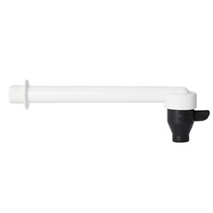 Torneira Cozinha Alavanca 1/2” Branca/Preto - Rebouças