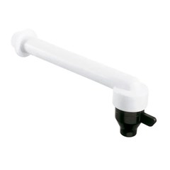 Torneira Cozinha Alavanca 1/2” Branca/Preto - Rebouças