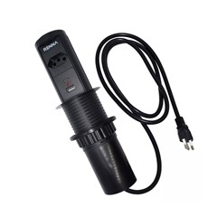 Torre Tomada  Auto + 1 USB + 1 USB C Tipo A/C Preto - Pix Arte