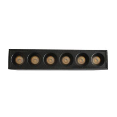 Spot Led Mag Trilho 12w 2700k 48v Preto - Gaya