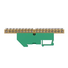 Barramento Terra 18 C/Suporte Din Vd - Soprano