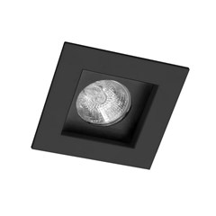 Spot Embutir Mini Dicroica Gu10 Preto - Bellalux