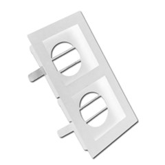 Spot Duplo Embutir Dicroica Gu10 Branco - Bellalux