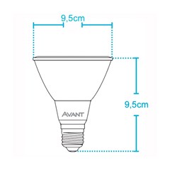 Lampada Led Par30 E-27 11w 2700k Bv - Avant