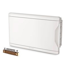 Quadro Distribuição Embutir 12 Disjuntores Com Borne Branco - Krona