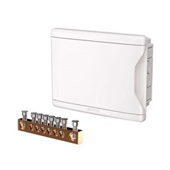 Quadro Distribuição Embutir 16 Disjuntores Com Borne Branco - Krona