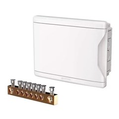 Quadro Distribuição Embutir 24 Disjuntores Com Borne Branco - Krona