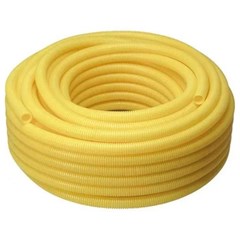 Mangueira Corrugada 32mm Amarelo 25 Metros - Krona