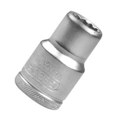 Soquete Estriado 1/2”” 12mm² - Gedore Red