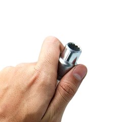 Soquete Estriado 1/2”” 12mm² - Gedore Red