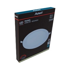 Painel Embutir LED Red 18W 4000K Bivolt - Avant
