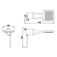 Chuveiro Elet Loren Shower 5500W 127V 3065I - Lorenzetti