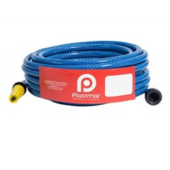 Mangueira Jardim Trançada 10M Azul - Plastmar