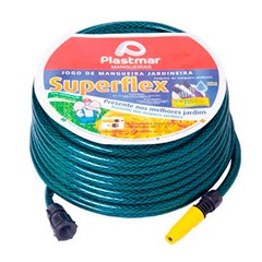 Mangueira Jardim Trançada 15M Verde - Plastmar