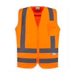 Colete Com 1 Bolso Tamanho G Laranja - Kalipso