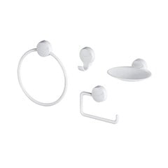 Kit Acessorio Banheiro 4 Peças Branco - Herc