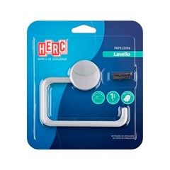 Suporte Papel Higienico Branco - Herc