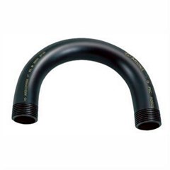 Curva Pvc Longa 1 180 Preto  - Krona