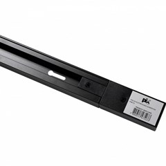 Trilho Eletrificado Sobrepor 1m Preto - Pix