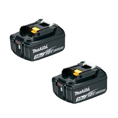 Kit Carregador Duplo Com Sacola E Baterias De 3ah 18v 127v - Makita