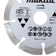 Disco Corte Diamantado 105x20x8mm - Makita
