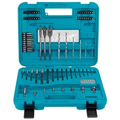 Jogo Acessórios Parafusadeira E Furadeira 77 Pcs - Makita