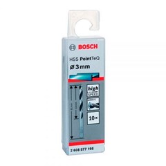 Broca Metal Aço Rápido 3,0mm - Bosch