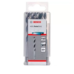 Broca Metal Aço Rápido 10,0mm 10 Peças - Bosch