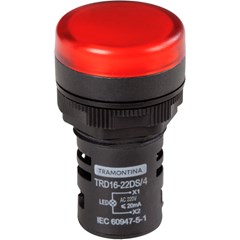 Sinalizador Led Trd16-22ds/4 Vermelho - Tramontina
