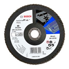 Disco Flap Curvo Standard 180mm G60 - Bosch
