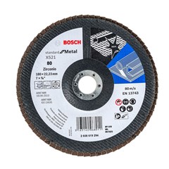 Disco Flap Curvo Standard 180mm G80 - Bosch