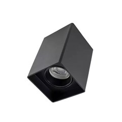 Spot Fenix Sobrepor Quadrado MR16 Preto - Pix