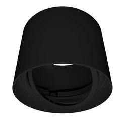 Spot Fenix Sobrepor Redondo AR111 Preto - Pix