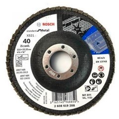 Disco Flap Curvo Standard 115mm G40 - Bosch