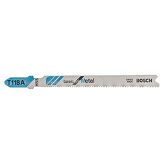 Lâmina de Serra Tico-Tico Metal T 118 A 5 Peças - Bosch