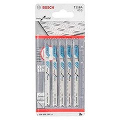 Lâmina de Serra Tico-Tico Metal T 118 A 5 Peças - Bosch