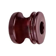 Isolador Porcelana Roldana 72x72mm - Rohdina
