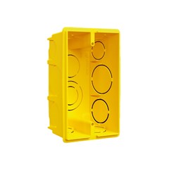 Caixa 4x2 Pvc Amarelo - Krona
