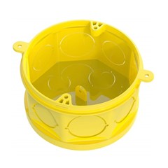 Caixa 4x4 Pvc Octogonal  Amarelo - Krona