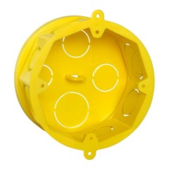 Caixa 4x4 Pvc Octogonal  Amarelo - Krona