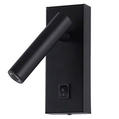 Arandela LED Leya 2W 3000K Preto - Gaya