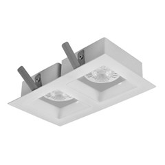 Spot Duplo Embutir Par30 E27 Branco - Bellalux