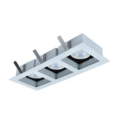 LUMINARIA EMBUTIR SLIM TRI PAR20 BR/PT