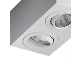 Luminaria Sobrepor 2 Par20 E27 Branco -  Bellalux