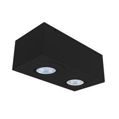Luminaria Sobrepor 2 Par30 E27 Preto - Bellalux