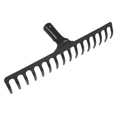 Ancinho Curvo Leve 16 Dentes S/Cabo - Tramontina