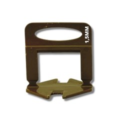 Espacador Para Nivelamento 1,5mm Pacote Com 100 Unidades - Novaforma