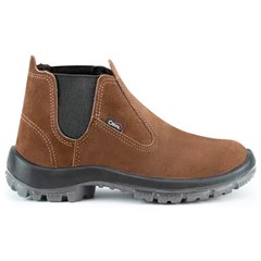 Bota PVC Com Elastico Nobuck Com Biqueira 43 Café - Crival